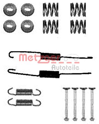 METZGER priedų komplektas, stabdžių trinkelės 105-0879