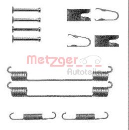 METZGER Комплектующие, тормозная колодка 105-0883