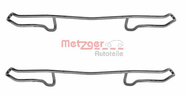 METZGER priedų komplektas, diskinių stabdžių trinkelės 109-1100