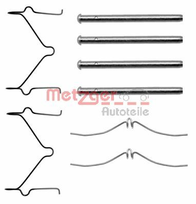 METZGER priedų komplektas, diskinių stabdžių trinkelės 109-1124
