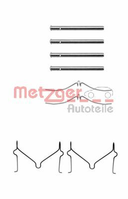 METZGER priedų komplektas, diskinių stabdžių trinkelės 109-1126