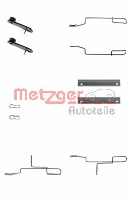 METZGER Комплектующие, колодки дискового тормоза 109-1188