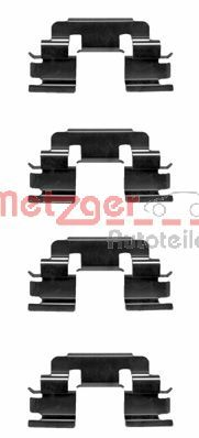METZGER Комплектующие, колодки дискового тормоза 109-1249