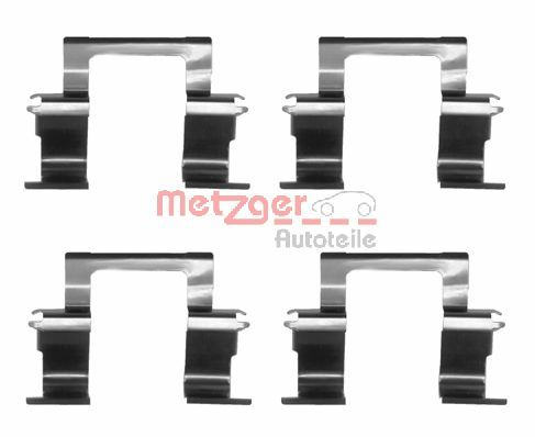 METZGER Комплектующие, колодки дискового тормоза 109-1274