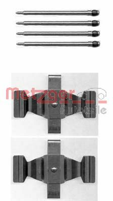 METZGER Комплектующие, колодки дискового тормоза 109-1643