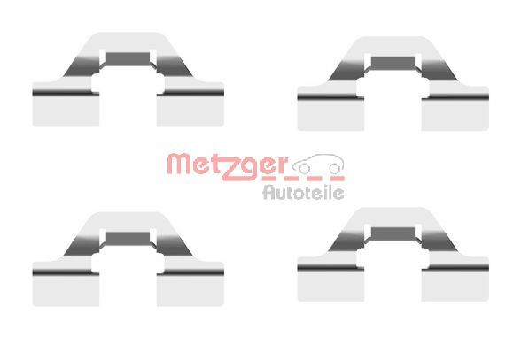 METZGER Комплектующие, колодки дискового тормоза 109-1684