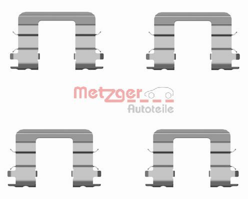 METZGER Комплектующие, колодки дискового тормоза 109-1696
