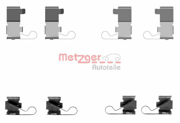 METZGER Комплектующие, колодки дискового тормоза 109-1699