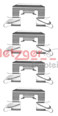 METZGER Комплектующие, колодки дискового тормоза 109-1772