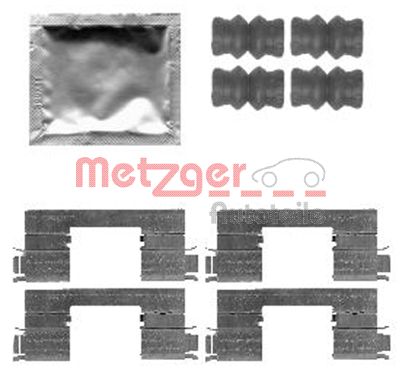 METZGER Комплектующие, колодки дискового тормоза 109-1798