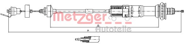 METZGER sankabos trosas 11.3029