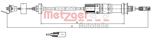 METZGER sankabos trosas 11.3924