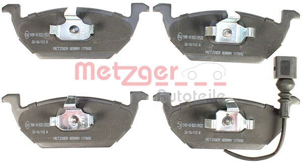 METZGER Комплект тормозных колодок, дисковый тормоз 1170002