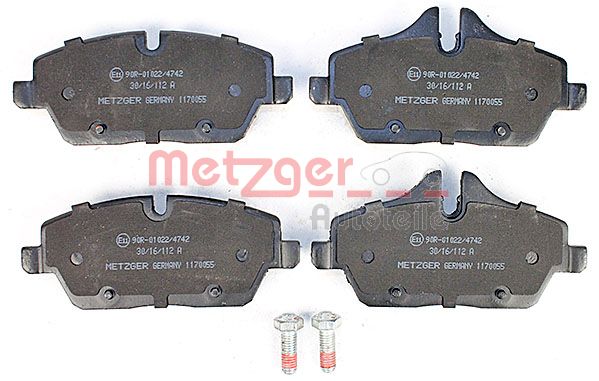 METZGER Комплект тормозных колодок, дисковый тормоз 1170055