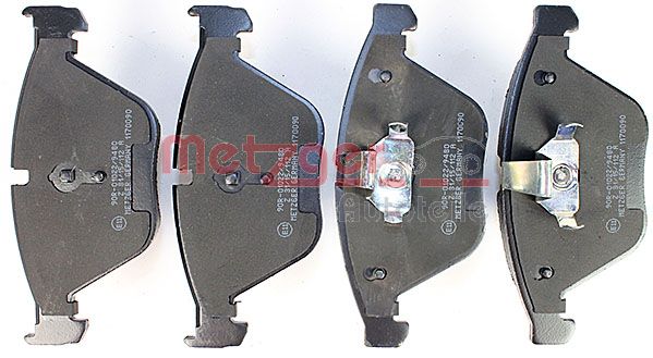 METZGER Комплект тормозных колодок, дисковый тормоз 1170090
