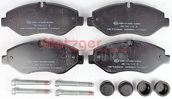 METZGER Комплект тормозных колодок, дисковый тормоз 1170271
