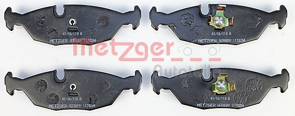 METZGER Комплект тормозных колодок, дисковый тормоз 1170284