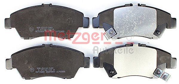 METZGER Комплект тормозных колодок, дисковый тормоз 1170388