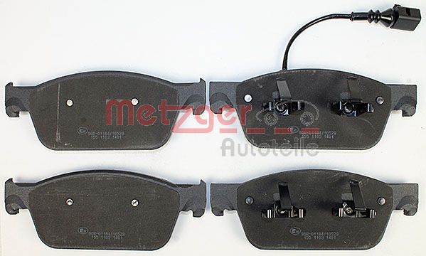 METZGER Комплект тормозных колодок, дисковый тормоз 1170484