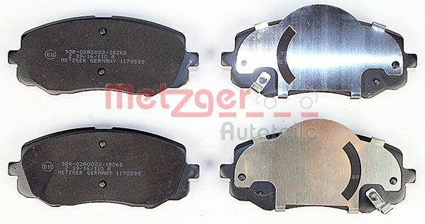 METZGER Комплект тормозных колодок, дисковый тормоз 1170588