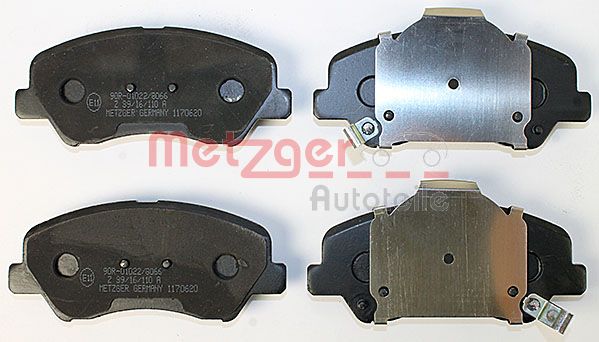 METZGER Комплект тормозных колодок, дисковый тормоз 1170620