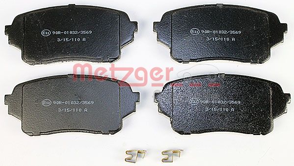 METZGER Комплект тормозных колодок, дисковый тормоз 1170669