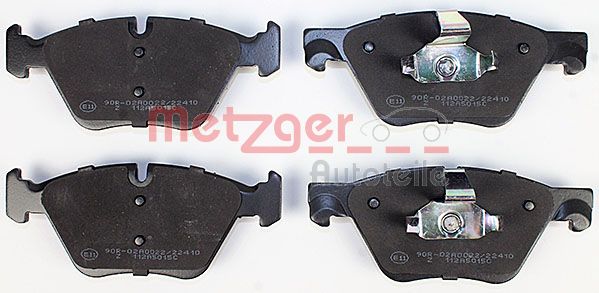 METZGER Комплект тормозных колодок, дисковый тормоз 1170684