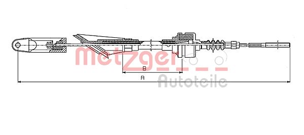 METZGER sankabos trosas 1252.32