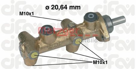 METZGER pagrindinis cilindras, stabdžiai 202-040