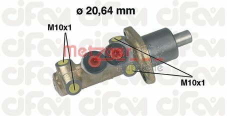 METZGER pagrindinis cilindras, stabdžiai 202-059