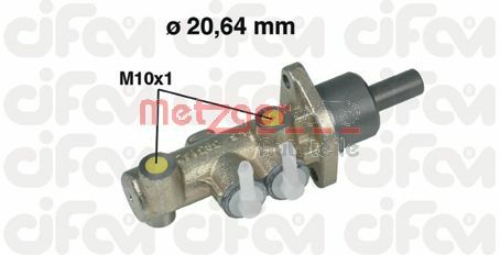 METZGER pagrindinis cilindras, stabdžiai 202-279