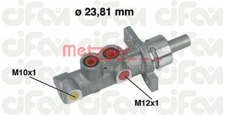 METZGER Главный тормозной цилиндр 202-358