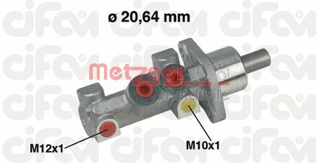 METZGER pagrindinis cilindras, stabdžiai 202-420