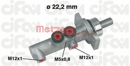 METZGER pagrindinis cilindras, stabdžiai 202-423