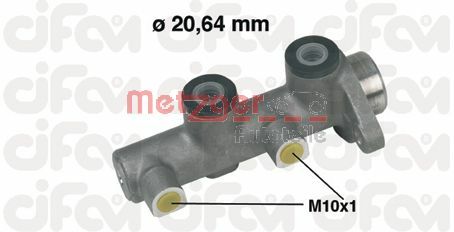 METZGER pagrindinis cilindras, stabdžiai 202-433