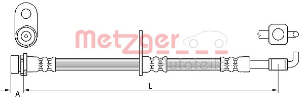 METZGER Тормозной шланг 4111332