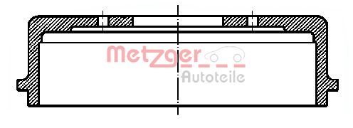 METZGER Тормозной барабан BT 1113