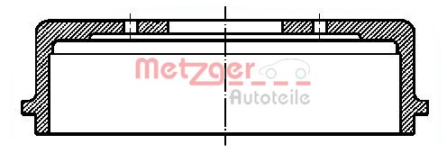 METZGER stabdžių būgnas BT 2111