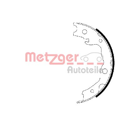 METZGER stabdžių trinkelių komplektas, stovėjimo stabdis MG 223
