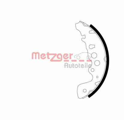 METZGER stabdžių trinkelių komplektas MG 730