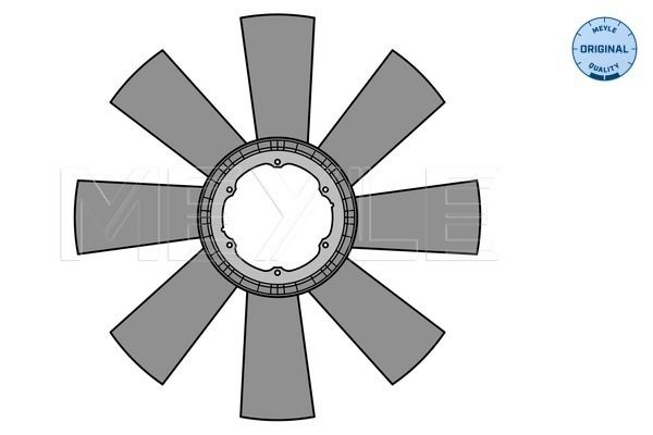 MEYLE ventiliatoriaus ratas, variklio aušinimas 834 232 0002