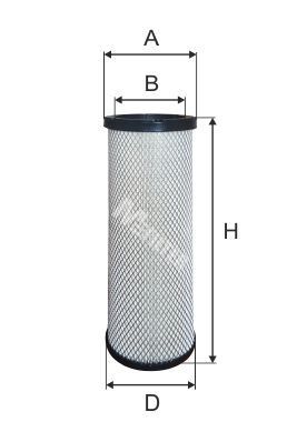 MFILTER Воздушный фильтр A 542/1