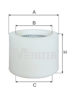 MFILTER Воздушный фильтр A 8035