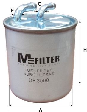 MFILTER kuro filtras DF 3500