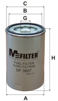 MFILTER kuro filtras DF 3507