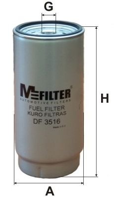 MFILTER kuro filtras DF 3516
