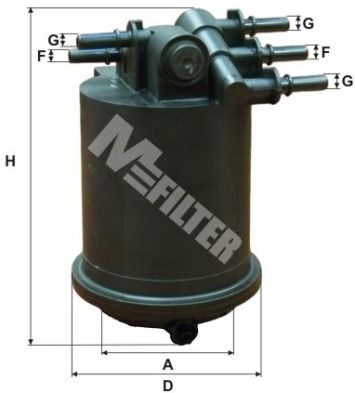 MFILTER Топливный фильтр DF 3517