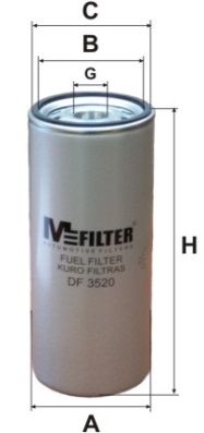 MFILTER kuro filtras DF 3520