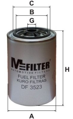 MFILTER kuro filtras DF 3523