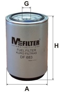 MFILTER kuro filtras DF 683